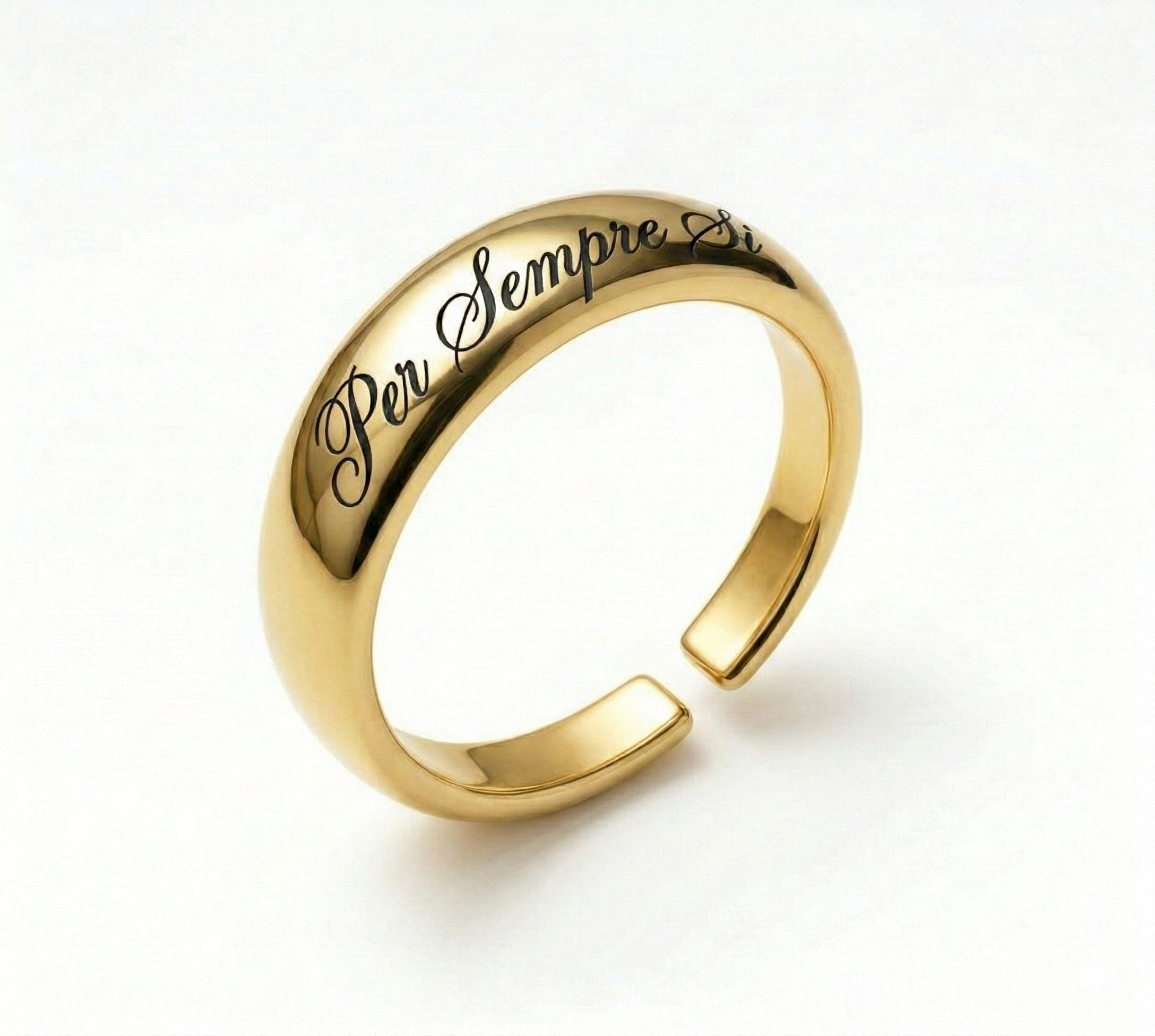Anello " Per Sempre Si" - Regolabile Unisex