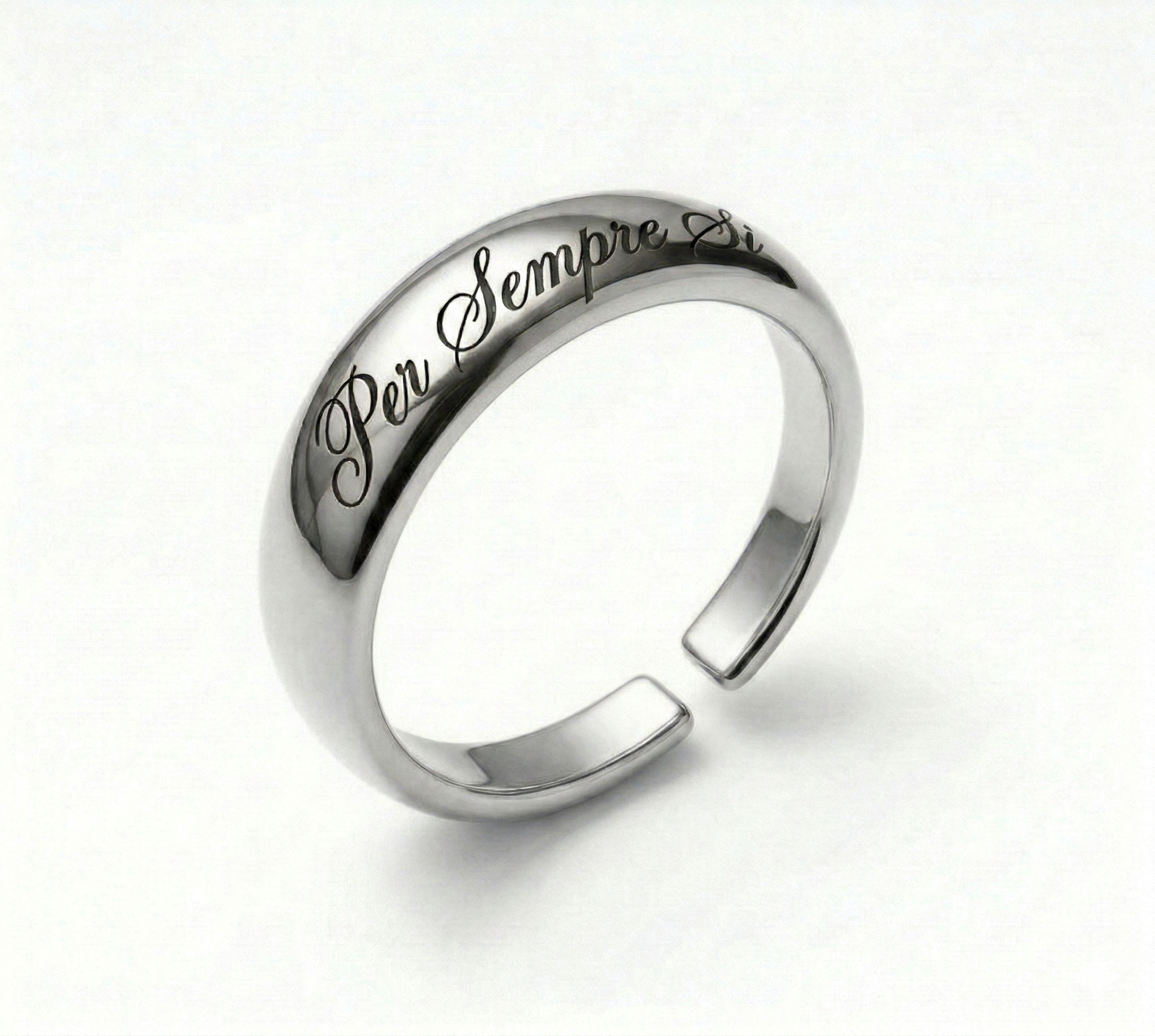 Anello " Per Sempre Si" - Regolabile Unisex