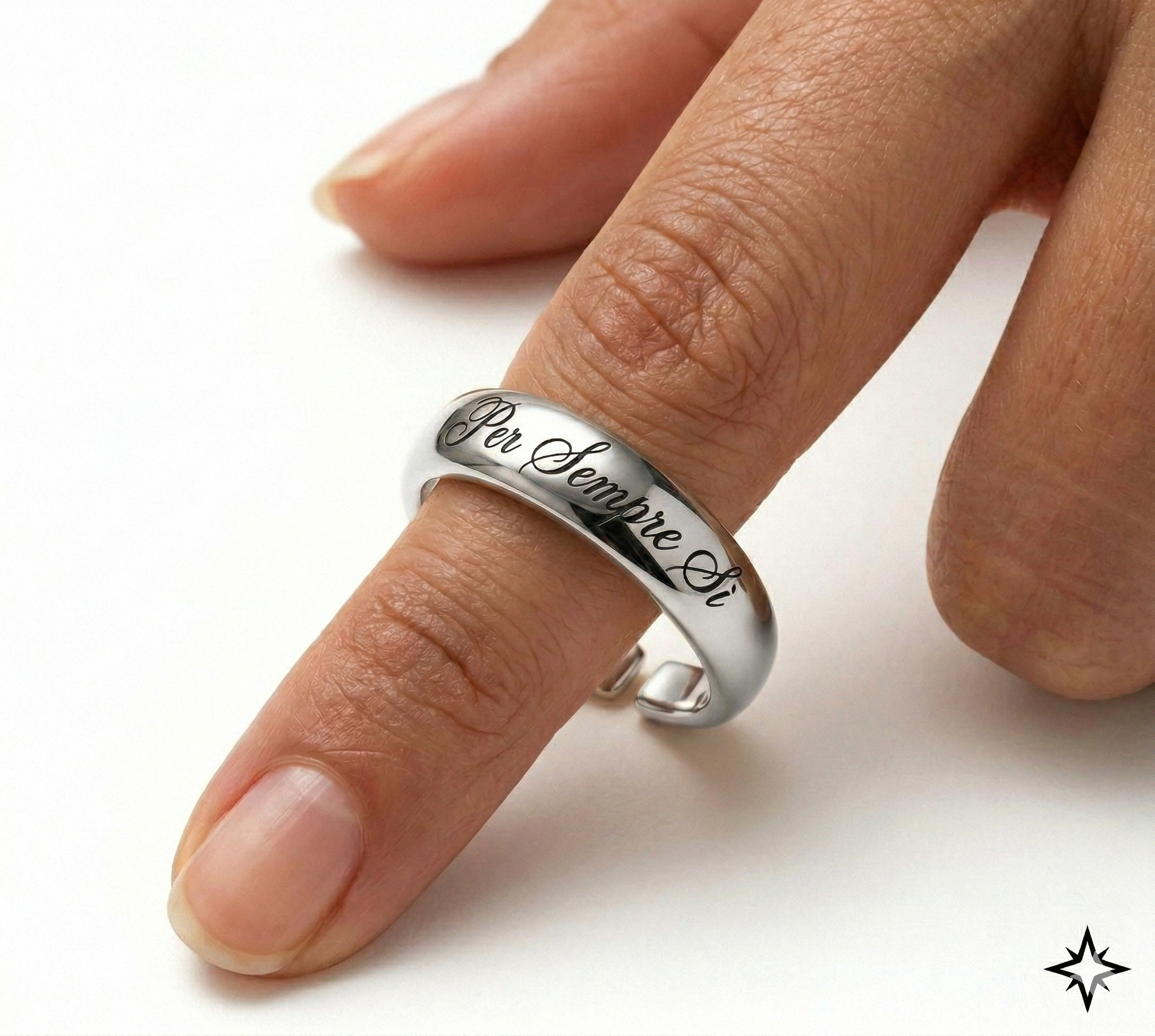 Anello " Per Sempre Si" - Regolabile Unisex